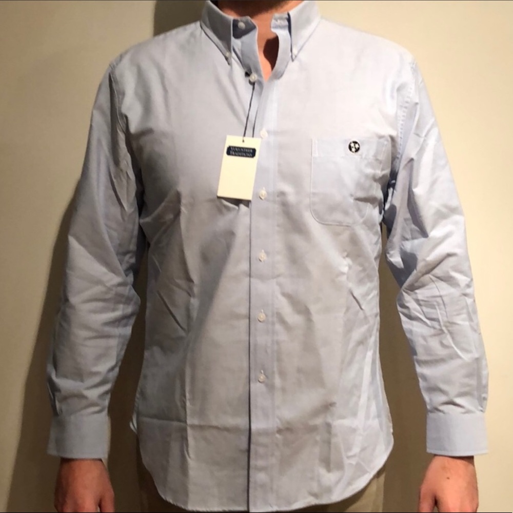 Volunteer Traditions Light Blue Dress Shirt - NWT